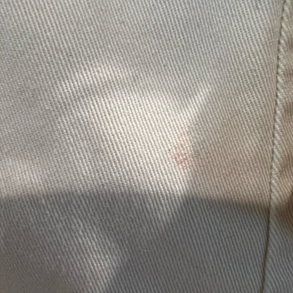 Armani Exchange Trench Coat XS Beige Black Faux Leather Sleeve Women’s Jacket - Picture 7 of 7